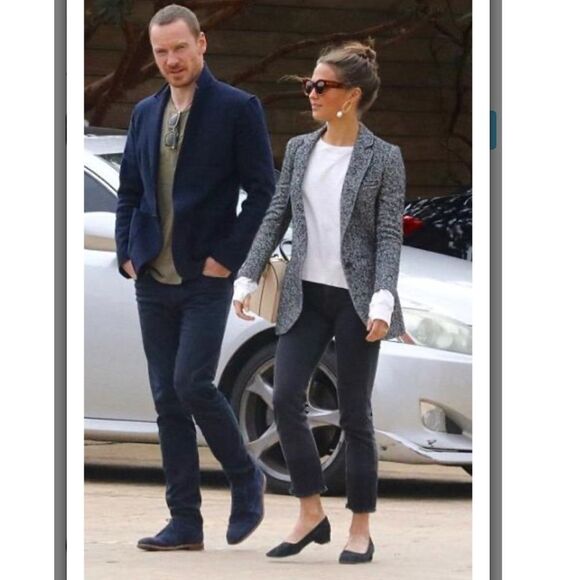 Rebecca Minkoff Women's Black and White Herringbone Blazer - Picture 2 of 9